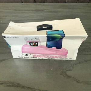 Aconic 3-in-1 Charging Stand Pink Black